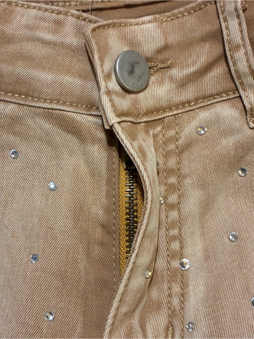 Blue B Distressed Star Rhinestone Jeans - Picture 6 of 8